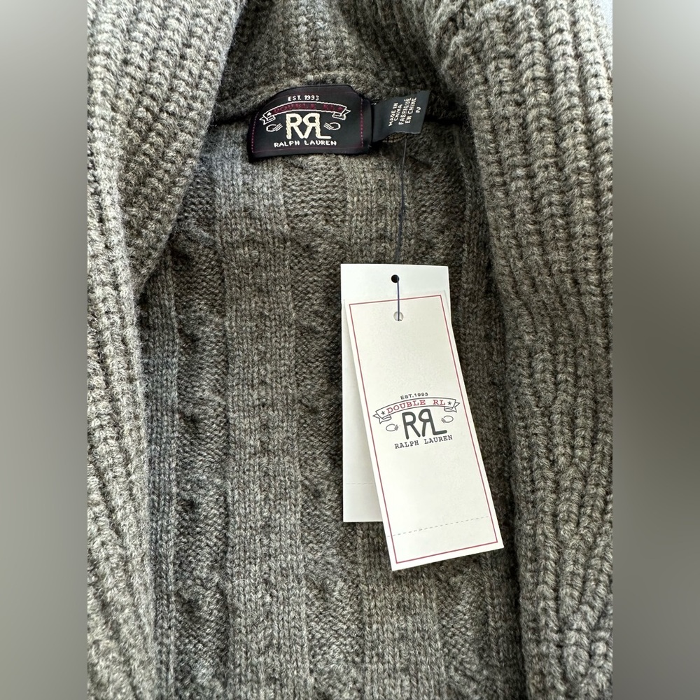 RRL Shawl-Collar Knit Duster Cardigan